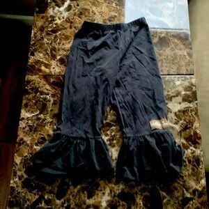 Black pear of bellbottoms leggings from Matilda jane